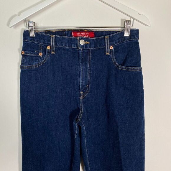 CLEARANCE - Vintage Y2K Levi's Red Tab Relaxed Fit Dark Wash Jeans - Picture 4 of 8